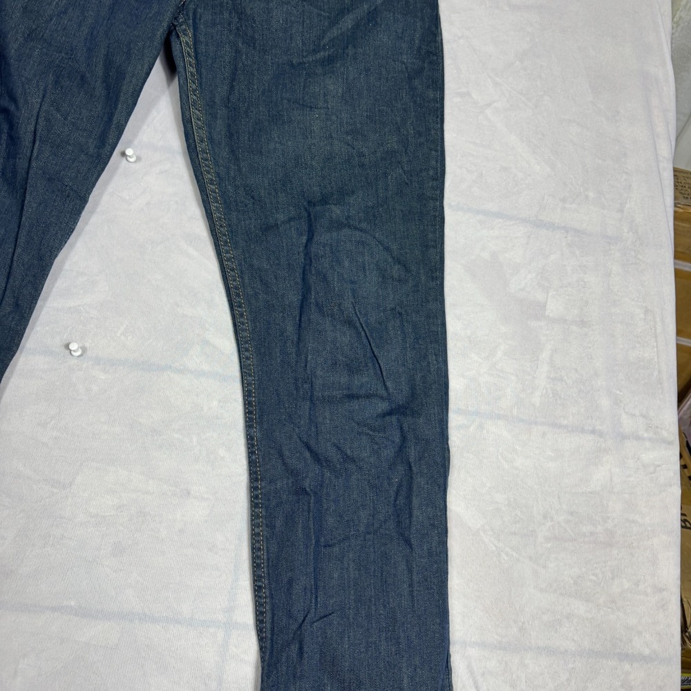 Levi's 511 Mens Straight Leg Jeans Blue‎ Denim Dark Wash 5-Pocket W32 L32 - Picture 7 of 16